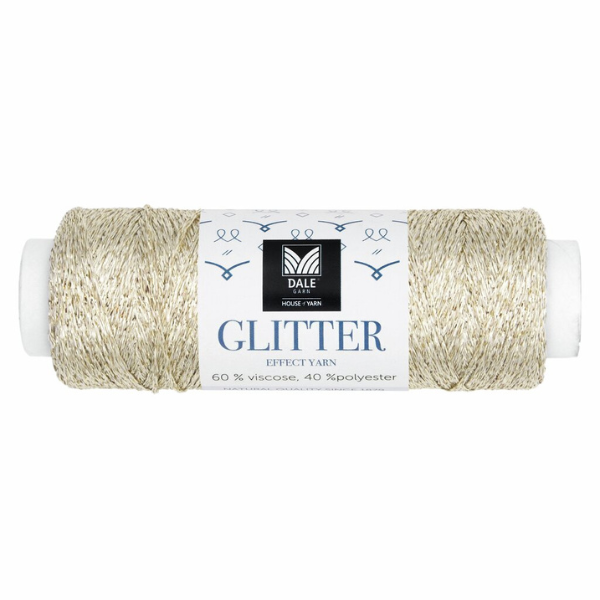 Dale Glitter Effect Yarn 201 Złoto