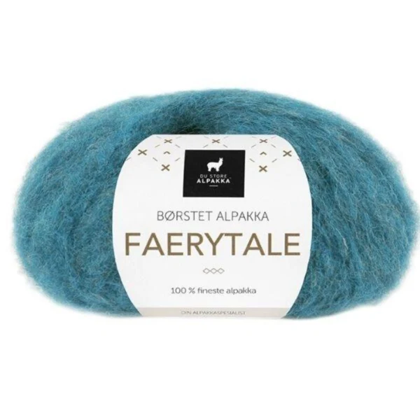 Du Store Alpakka Faerytale 766 Turkusowy melanżowy