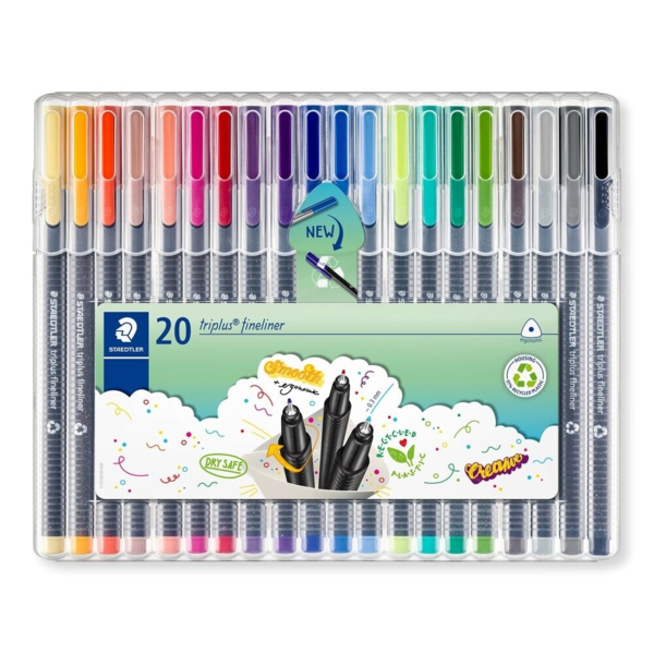 STAEDTLER Triplus cienkopis 334, 20 szt