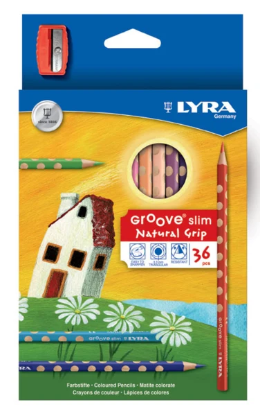 Lyra Groove Slim Farveblyanter, 36 stk