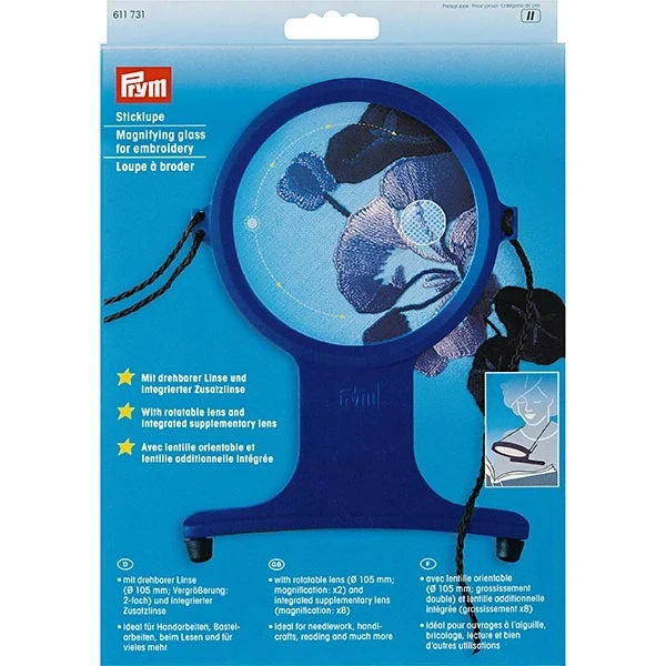 Prym Magnifying glass for embroidery with strap