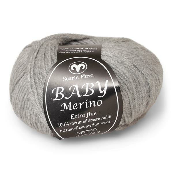 Svarta Fåret Baby Merino 03 Jasnoszary
