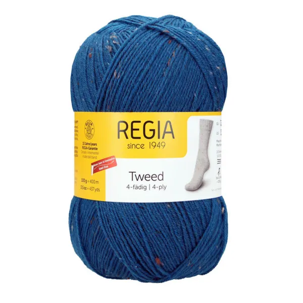Regia Tweed 069 Petrolowy Tweed