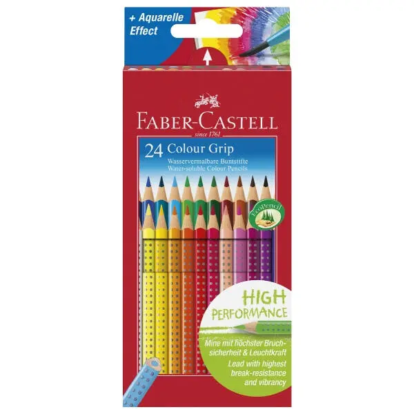 Faber-Castell Grip 2001 watercolor triangle 24 pcs