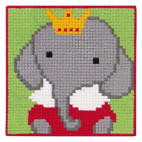 Children's Embroidery Kit Elephant