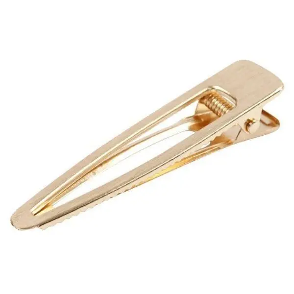 Hair clip, gold-plated