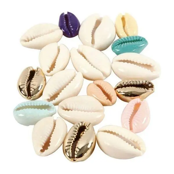 Shell Beads 20 mm, 75 pcs