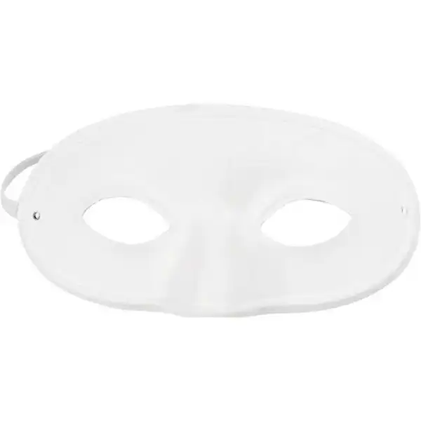 Half mask, White, 10 pcs