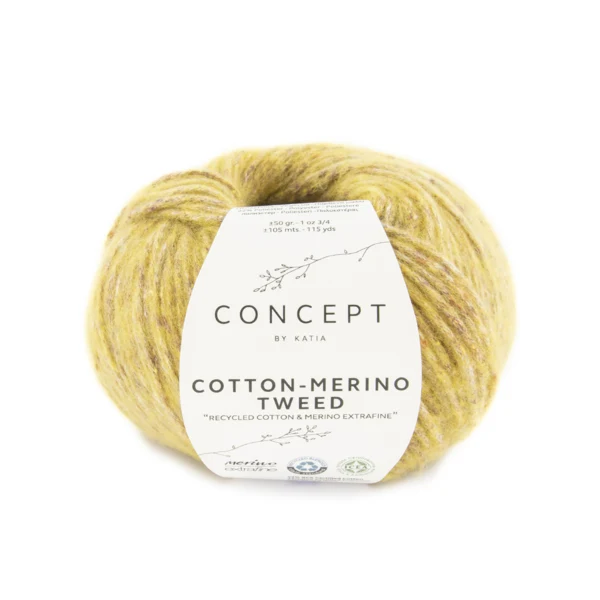 Katia Cotton-Merino Tweed 507 Ochra
