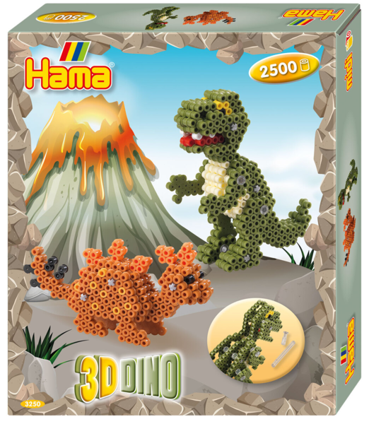 Hama Pudełko z prezentem 3D Dino