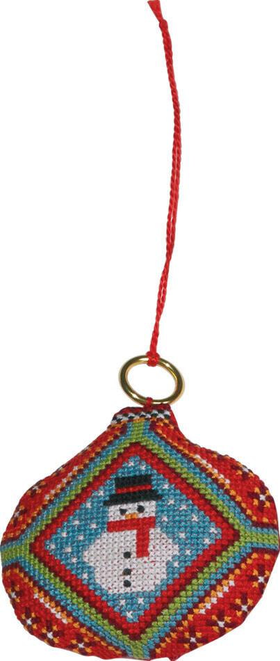 Zestaw do haftu Kula Śnieżna 8 x 8 cm