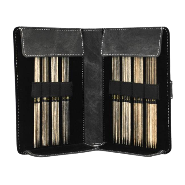 LYKKE Zestaw Drutów Pończochowych Driftwood, Szary, 15 cm (2.00-3.75 mm)