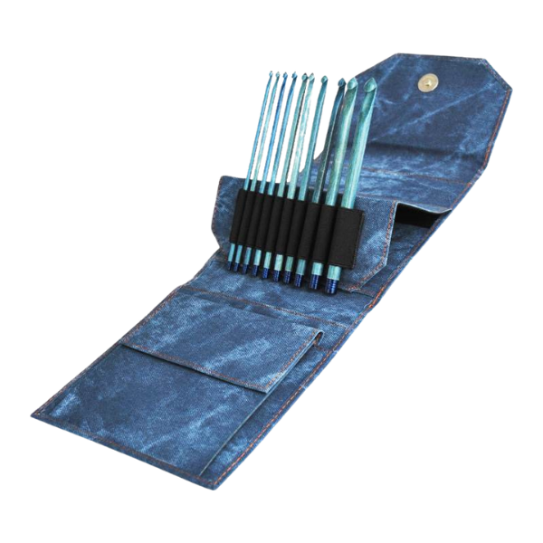 LYKKE Zestaw szydełek Indigo, Niebieski, 15 cm