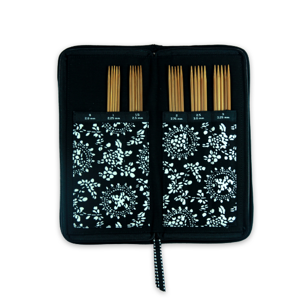 ChiaoGoo Zestaw Drutów Pończoszniczych Bambus Patina, 15 cm