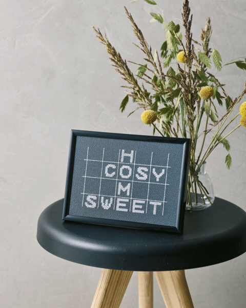 Zestaw do haftu Przytulny słodki dom 18x13 cm