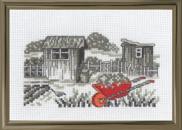 Zestaw do haftu Taczka R5794 15 x 10 cm