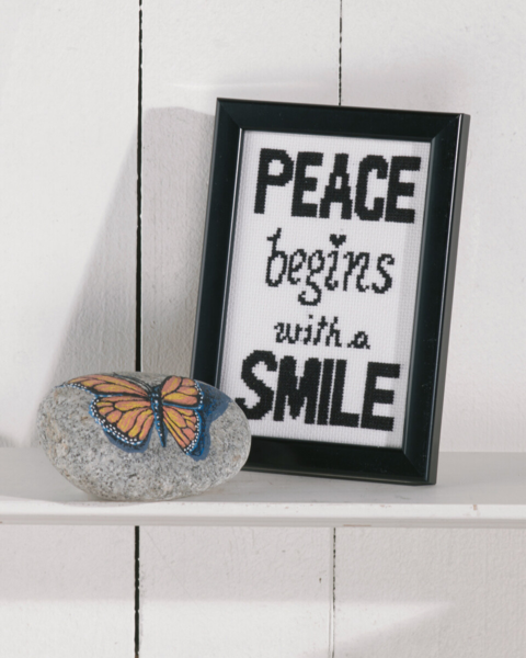 Zestaw do haftu Peace 9 x 14 cm