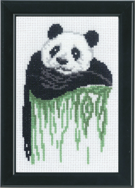 Zestaw do haftu Panda 14 x 19 cm