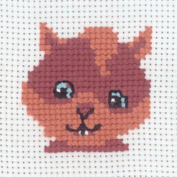 Zestaw do haftu Wiewiórka 8 x 8 cm