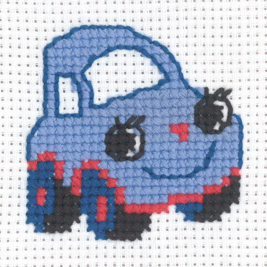 Zestaw do haftu Samochód 8 x 8 cm