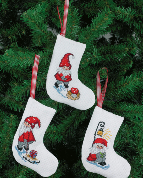 Zestaw do haftu Skrzat pod lampą 12 x 14 cm