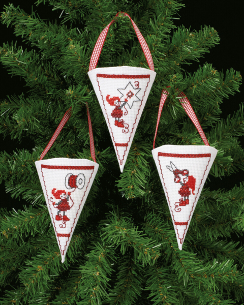 Zestaw do haftu Aktywne skrzaty 10 x 13 cm