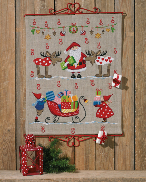 Zestaw do haftu Wóz gotowy do drogi