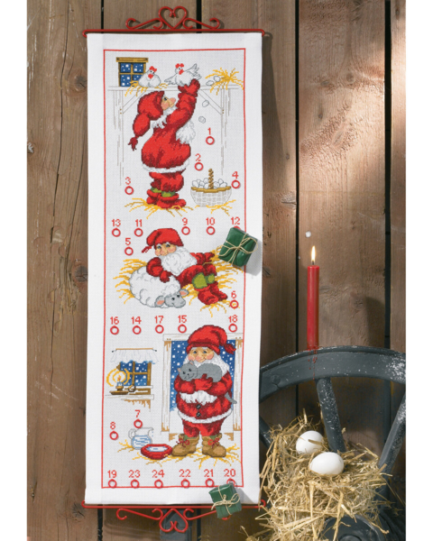 Zestaw do haftu Skrzaty w stajni 5125/32 32 x 85 cm