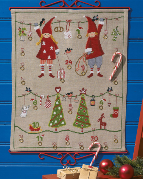 Zestaw do haftu Nowoczesne skrzaty 5125/48 48 x 58 cm