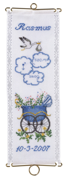 Zestaw Haftów Chrzest Rasmus 12 x 35 cm z/5188/12