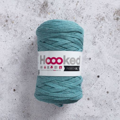 Hoooked Ribbon XL Szmaragdowy Splash — RXLsp9