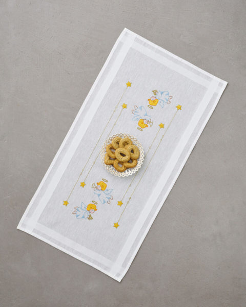 Zestaw do haftu Anioły 40x80 cm