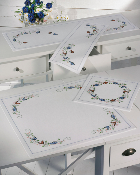 Zestaw do haftu Motyle 23 x 67 cm