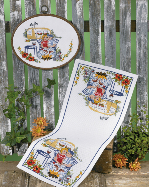 Zestaw do haftu Uczta kiełbasiana 26 x 60 cm