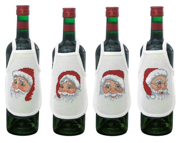 Zestaw do haftu 4 głowy skrzatów 10 x 15 cm