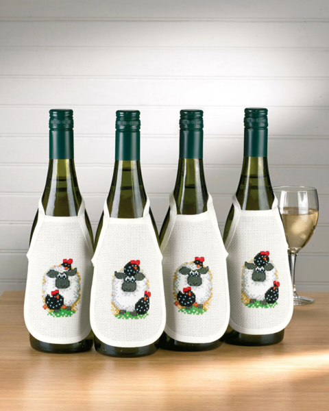 Zestaw do haftu Owcze fartuszek 4 x 10 x 15 cm