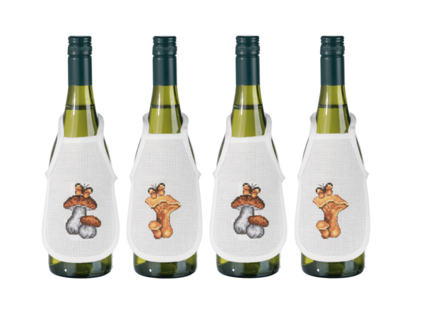 Zestaw do haftu Grzyby 0330B x 4 10 x 15 cm