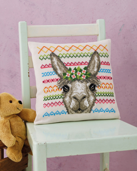 Zestaw do haftu Alpaka 30 x 30 cm