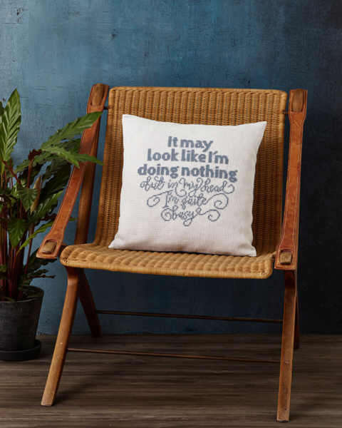 Zestaw do haftu It may look 40 x 40 cm