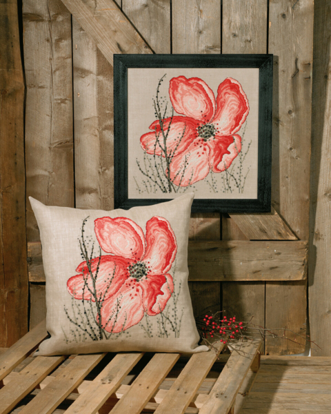 Zestaw do haftu Maki 60 x 60 cm