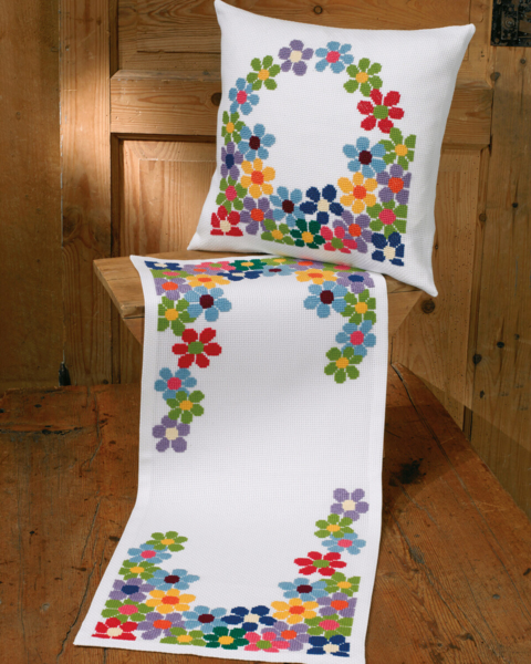 Zestaw do haftu Francuskie Anemony 40 x 40 cm