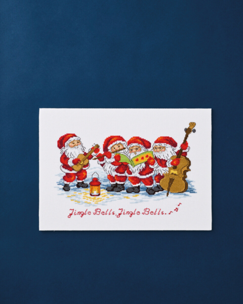 Zestaw do haftu Orkiestra Skrzatów 34 x 24 cm