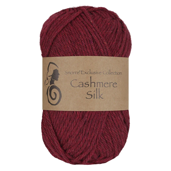 Viking Snorre Cashmere Silk 655 Czerwone wino