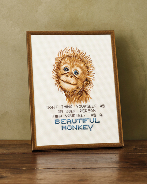 Zestaw do haftowania Orangutan R5703 18 x 24 cm