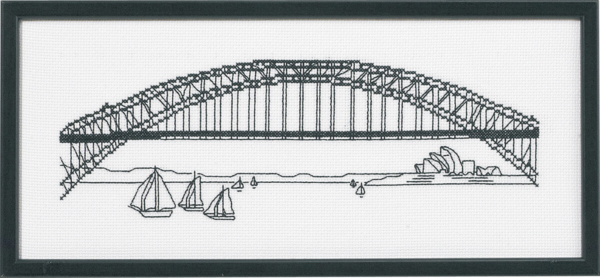 Zestaw do haftu Harbour Bridge 5496 36 x 15 cm