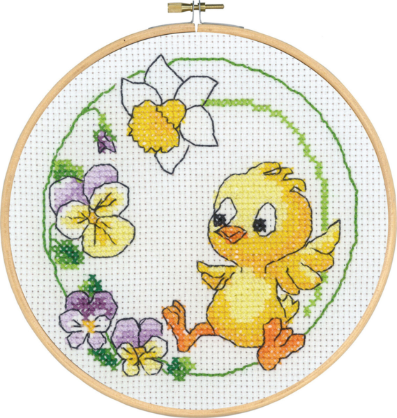 Zestaw do haftu Kurczak siedzący m/5810/22 22 Ø