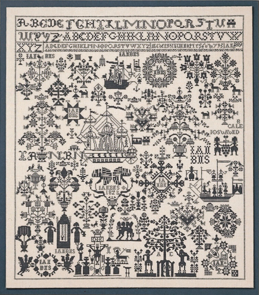 Zestaw do haftu serwetka z imieniem 65 x 72 cm