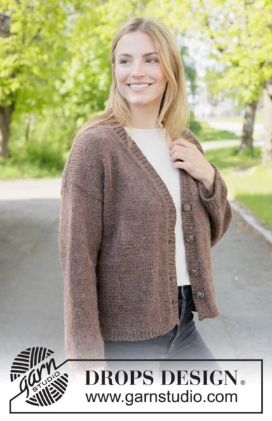 Oak Spirit Cardigan – DROPS 272-39 – zdjęcie 1