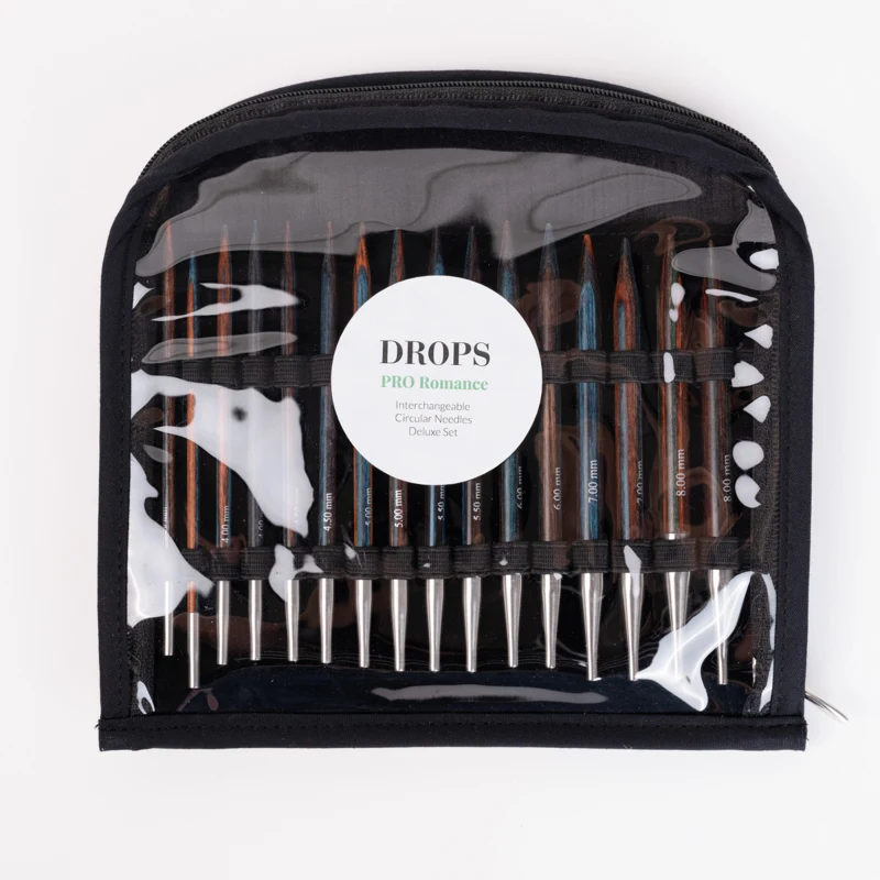 DROPS Pro Romance Zestaw Deluxe Wymiennych Drutów z Żyłką