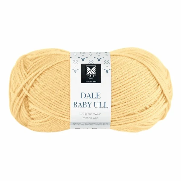 Gjestal Baby Ull 8557 Złocistożółty